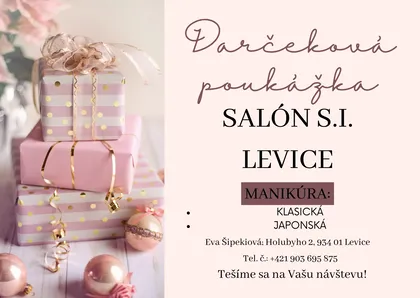 Darčeková poukážka na manikúru