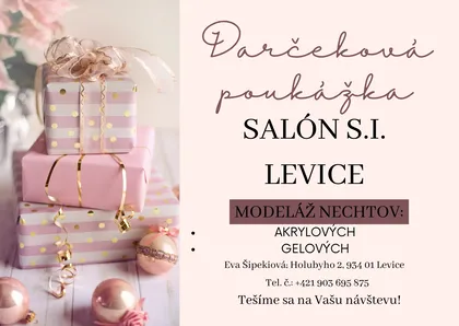 Darčeková poukážka na modeláž nechtov