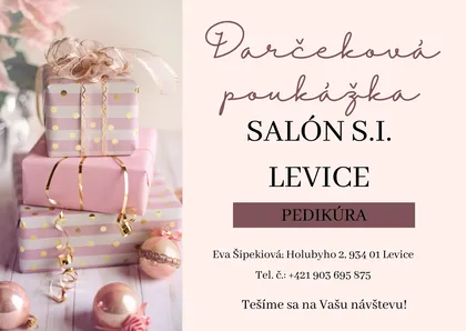 Darčeková poukážka na pedikúru